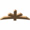Ekena Millwork Alberta Smooth Timber Gable Bracket, Western Red Cedar, 60"W x 25"H x 3 1/2"D x 5 1/2"F, 10/12 Pitch GBW060X25X0406ALB00SWR - alternate 4